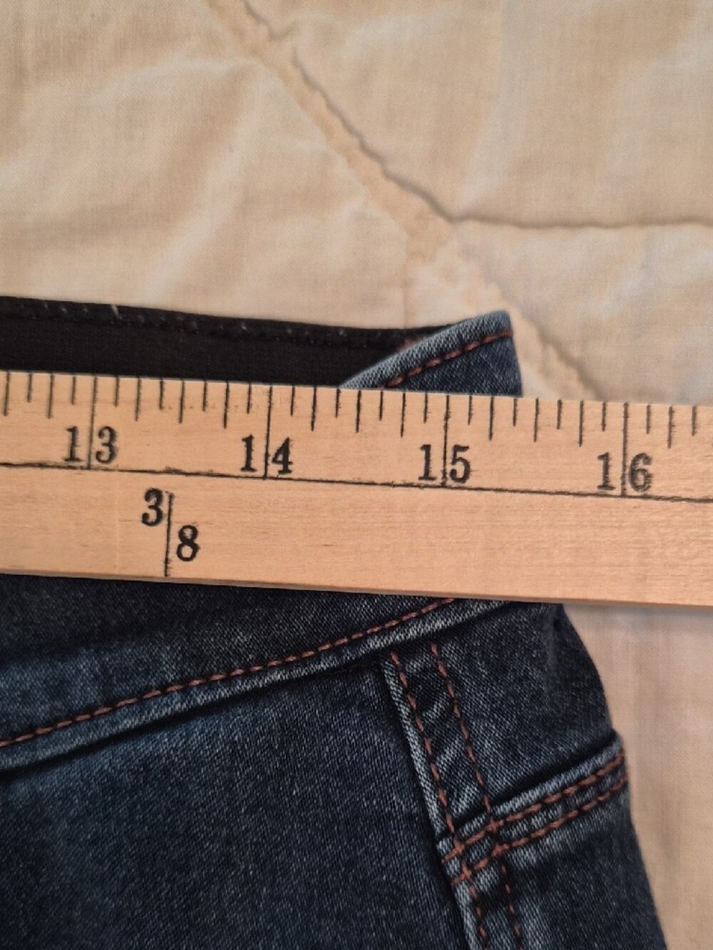 Curve Appeal High Rise Skinny Jeans w/ Comfort Waistband- Size 10/30 - Picture 3 of 7
